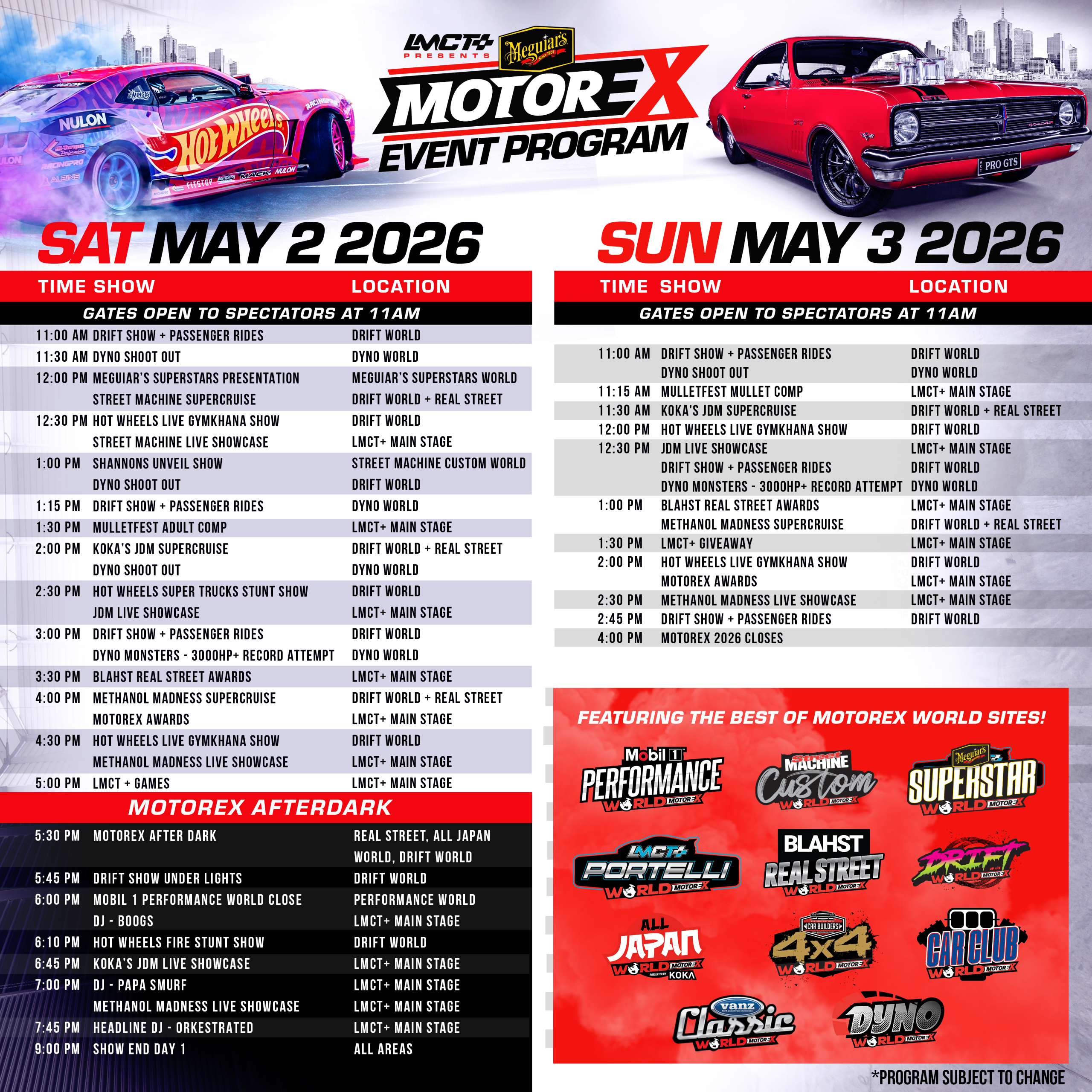 MotorEx Program